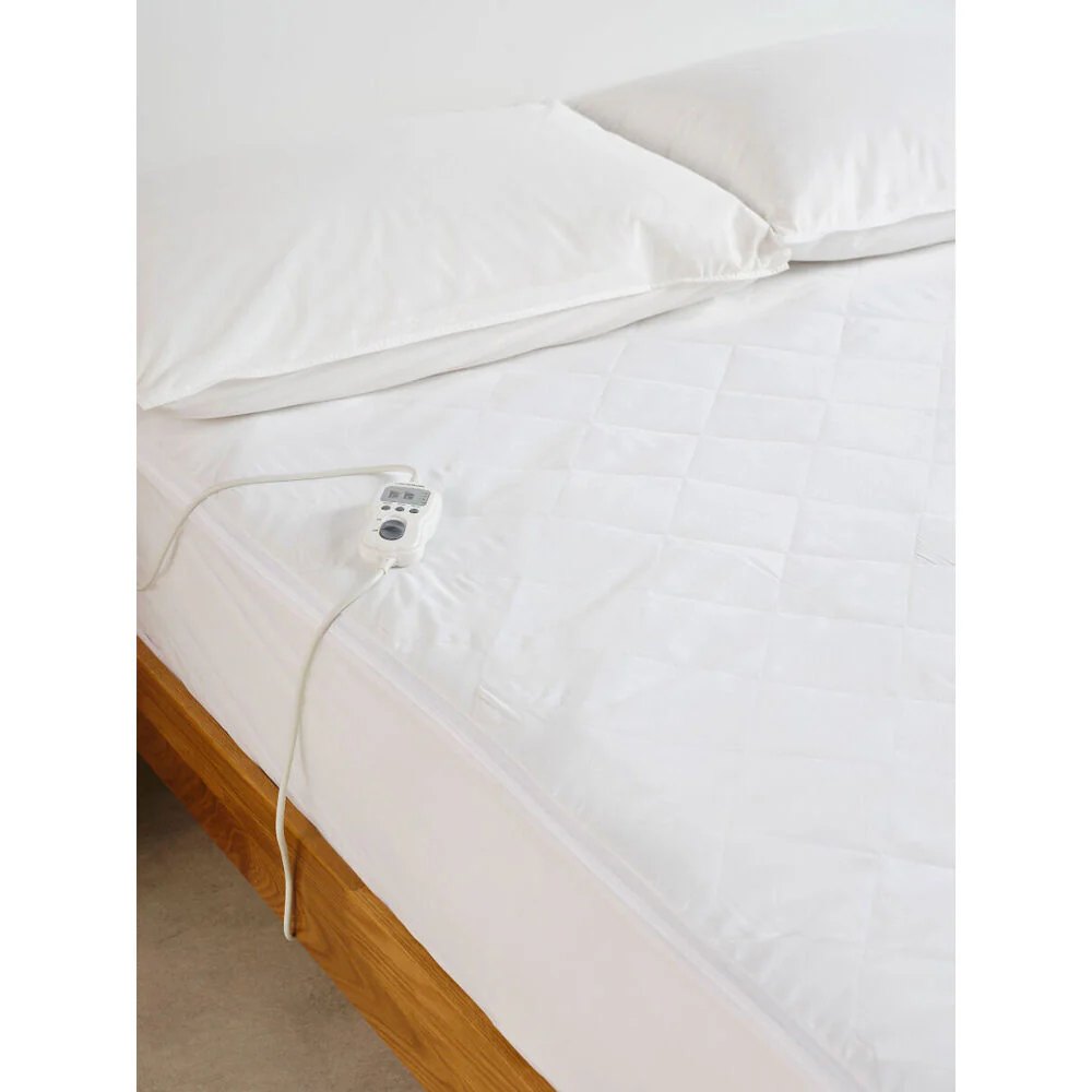 Linen House Queen Quilted Electric Heating Blanket (Cream) - Image 2