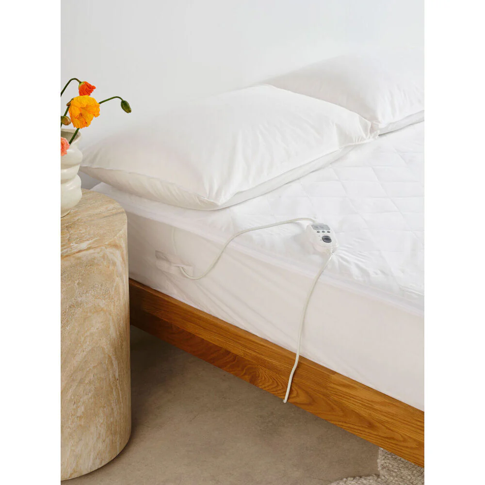 Linen House Queen Quilted Electric Heating Blanket (Cream) - Image 6