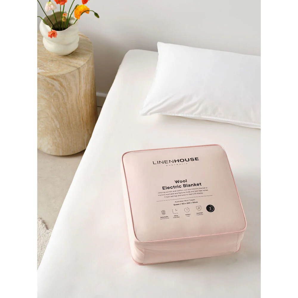 Linen House Woolen Multi-Zone Electric Blanket with Left-Hand Control – Cream (Long Single) - Image 9
