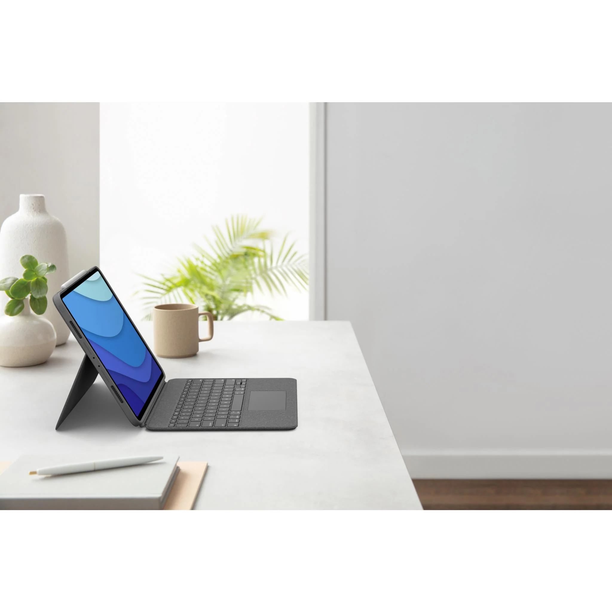Logitech Combo Touch Case for iPad Pro 12.9" 5th/6th Gen (Oxford Grey) - Image 11