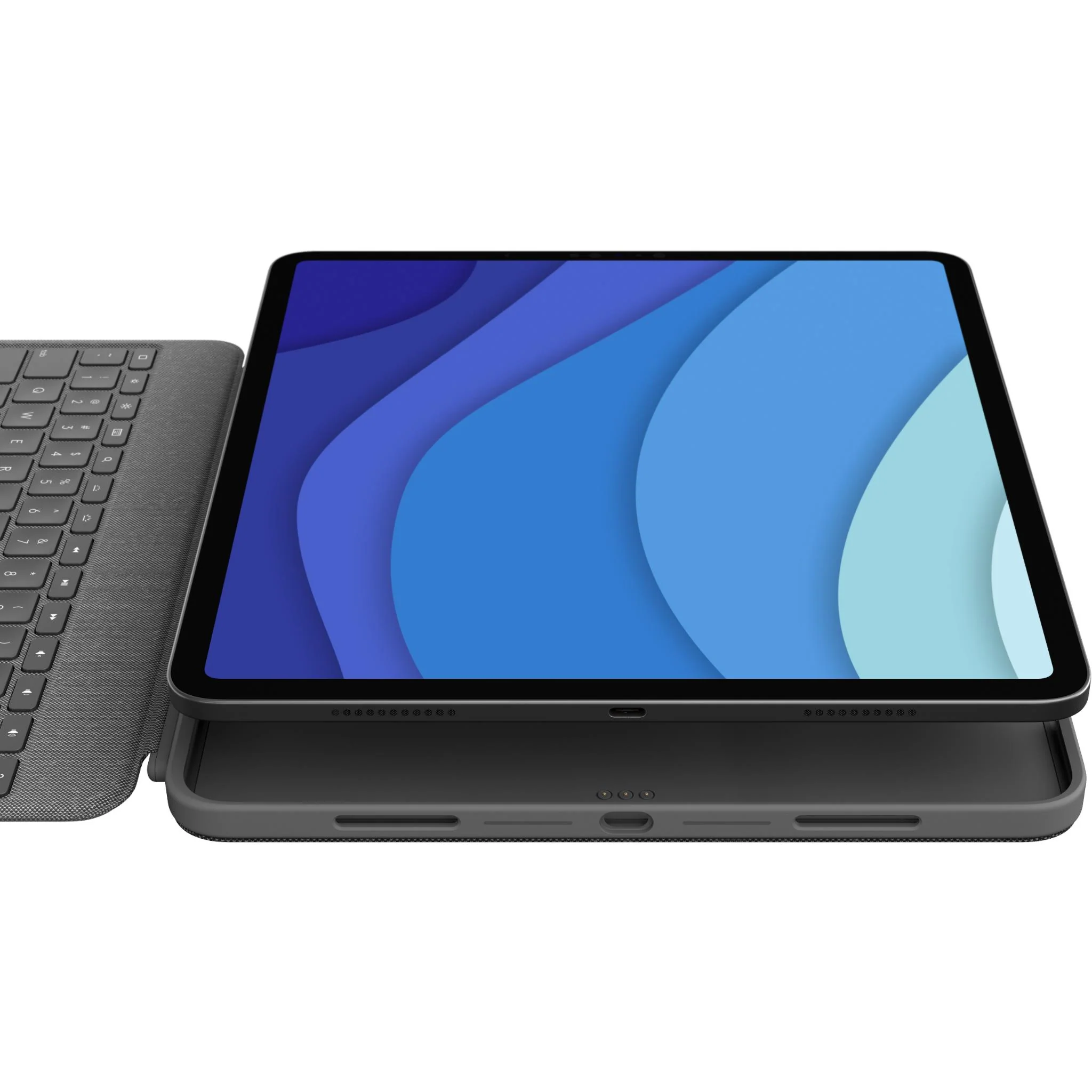 Logitech Combo Touch Case for iPad Pro 12.9" 5th/6th Gen (Oxford Grey) - Image 7