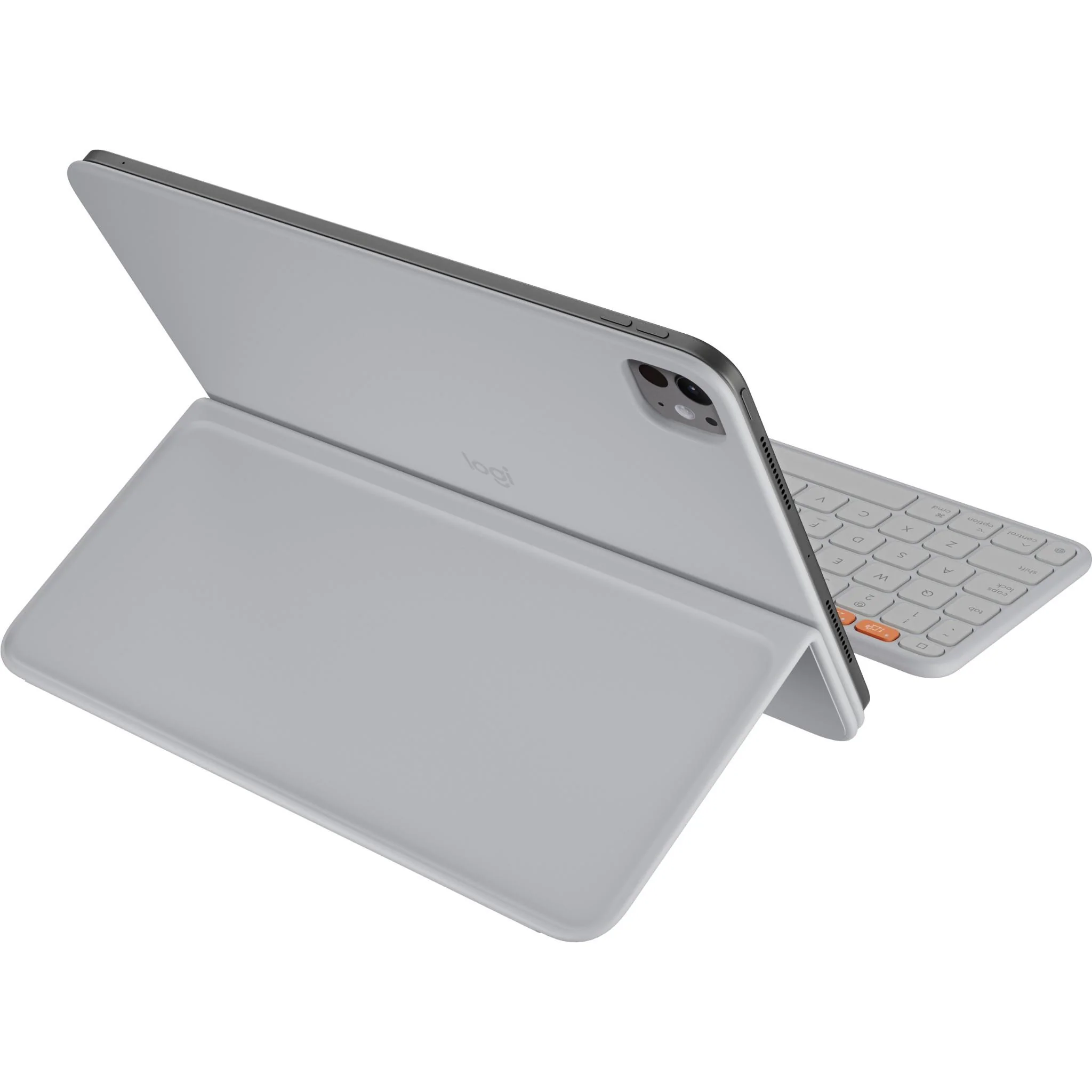 Logitech Flip Folio for iPad Pro 11" M4 & Air 11" M4/M3/M2 & 5th Gen (Pale Grey) - Image 9