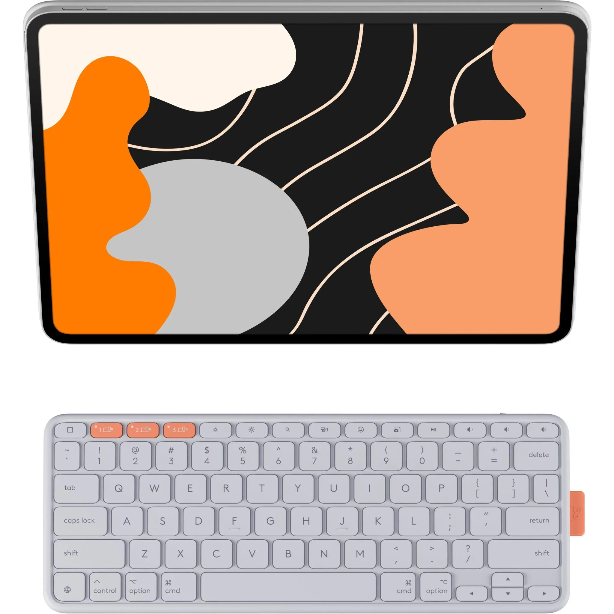 Logitech Flip Folio for iPad Pro 13" M4 & Air 13" M4/M3/M2  (Pale Grey) - Image 8