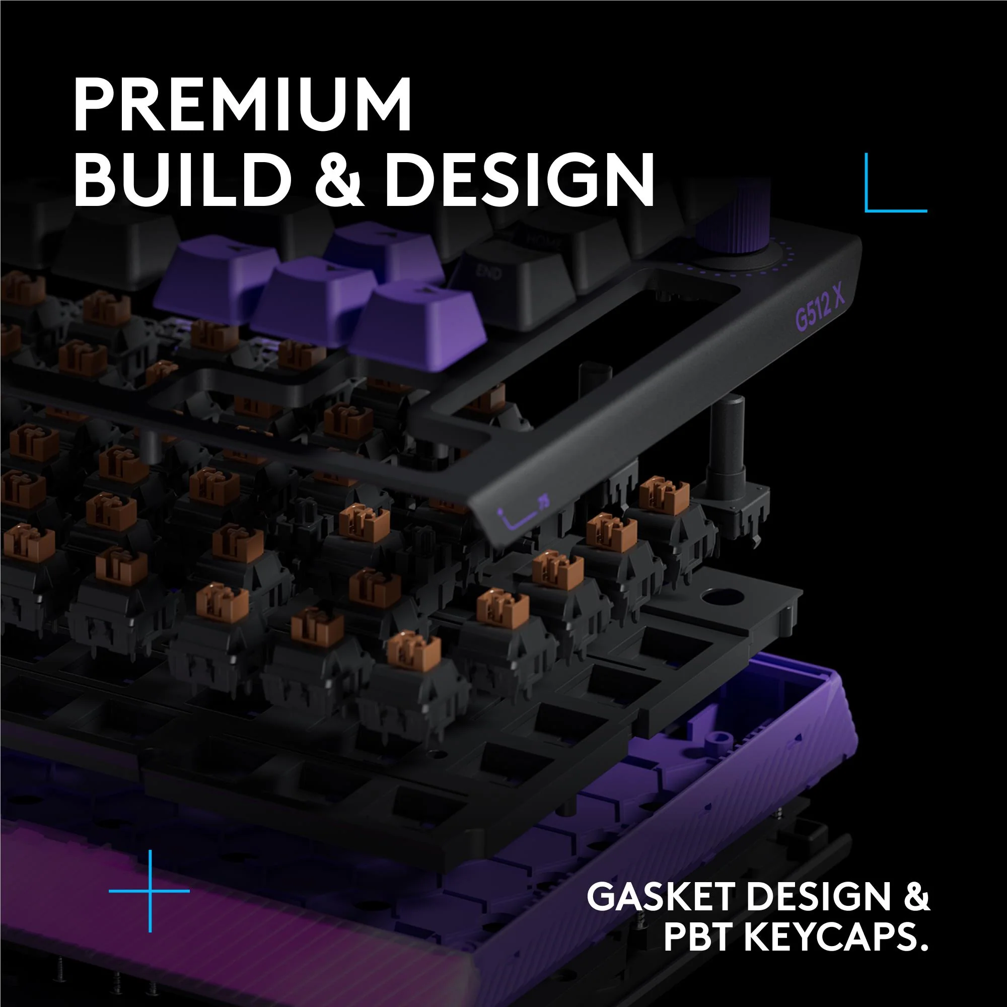 Logitech G G512 X 75 Mechanical Gaming Keyboard (Black) - Image 9