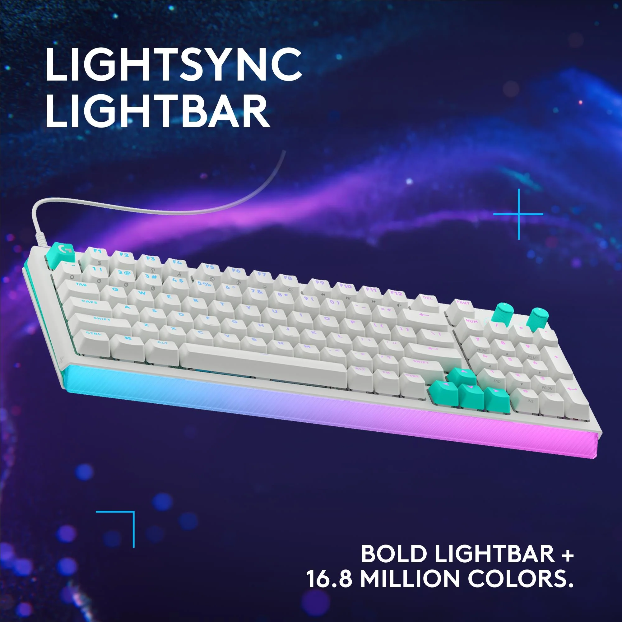 Logitech G G512 X 98 Mechanical Gaming Keyboard (White) - Image 8