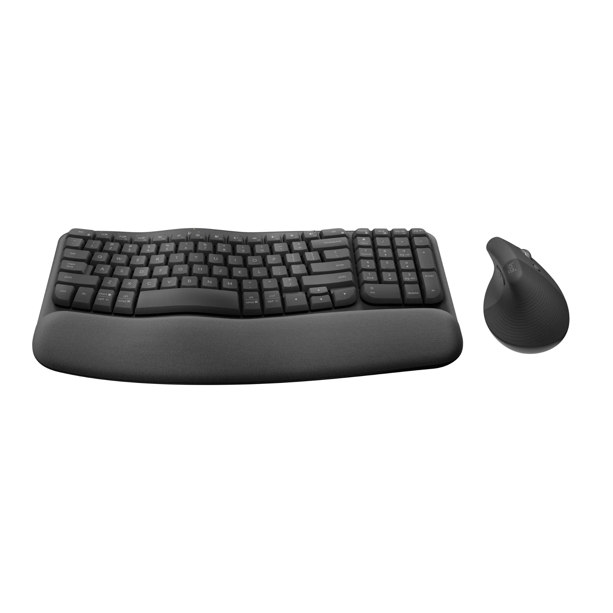 Logitech Wave Keys and Lift Keyboard and Mouse (Graphite) - Image 2