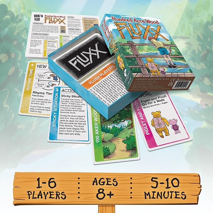 Looney Labs Fluxx Hundred Acre Wood Fluxx Board Game - Image 2