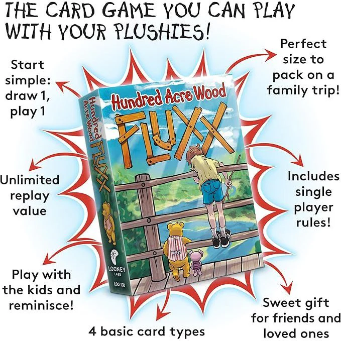 Looney Labs Fluxx Hundred Acre Wood Fluxx Board Game - Image 4