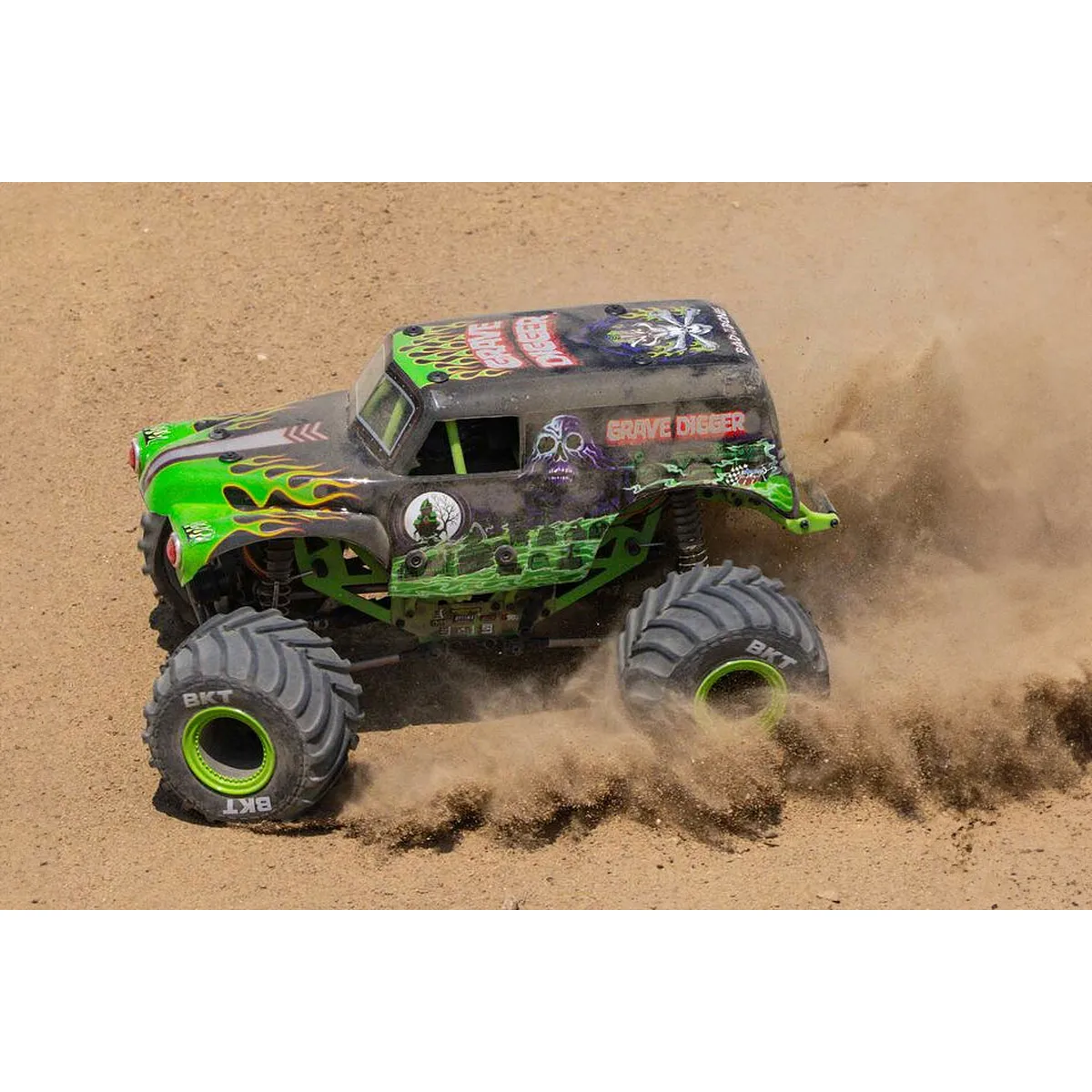 Losi Mini LMT Grave Digger RC Monster Truck - Image 2