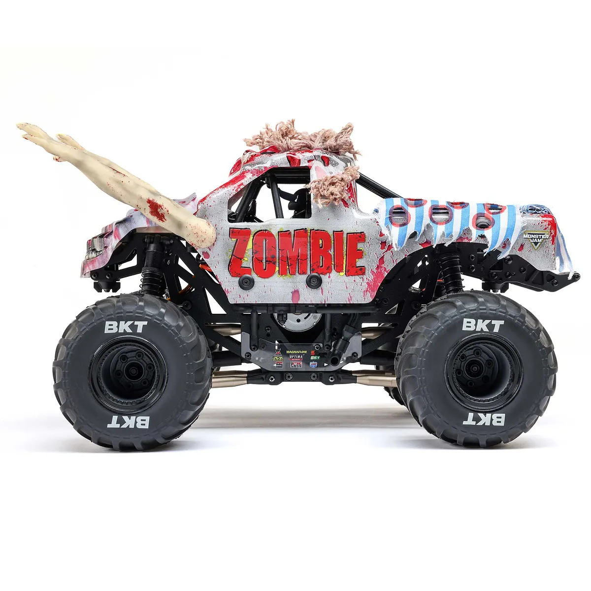 Losi Mini LMT Zombie Monster Truck RTR - Red - Image 4