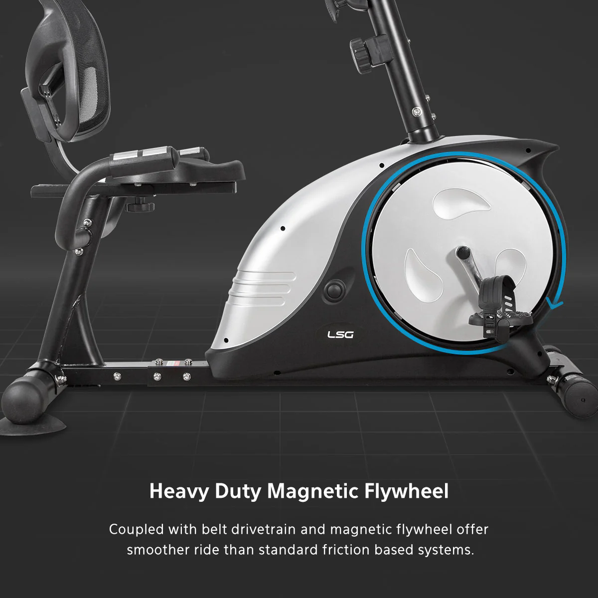 LSG Fitness RB-2 Recumbent bike - Image 4