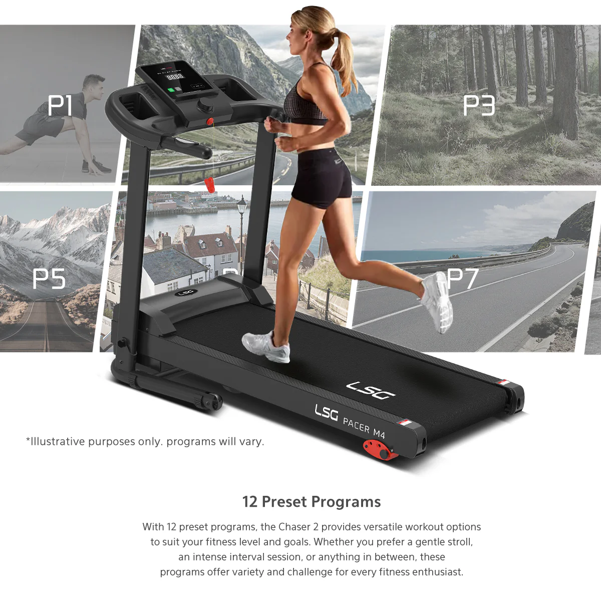LSG Pacer M4 Treadmill - Image 7