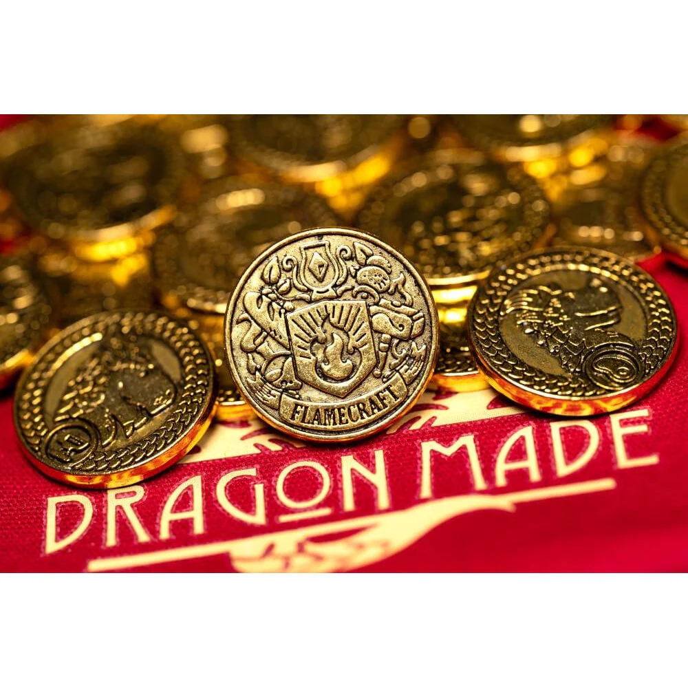 Lucky Duck Games Flamecraft New Metal Coins - Image 2