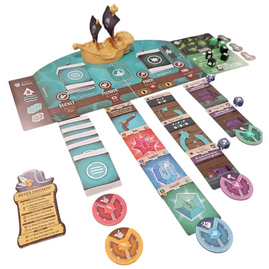 Lucky Duck Games We're Sinking! Swords & Souls Expansion Game - Image 2