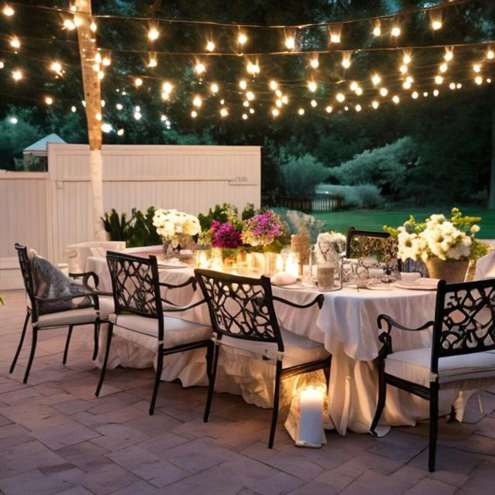 LumiFX 10 Bulb Festoon Lights 8 Lighting Effects 10m Warm White - Image 10