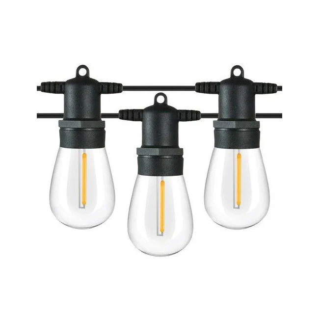 LumiFX 10 Bulb Festoon Lights 8 Lighting Effects 10m Warm White - Image 2