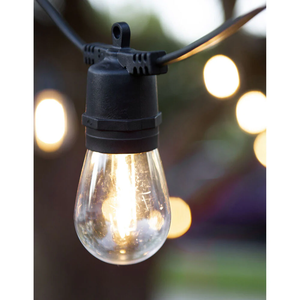LumiFX 20 Bulb LED WIFI Smart Festoon Lights 20m Warm White - Image 3