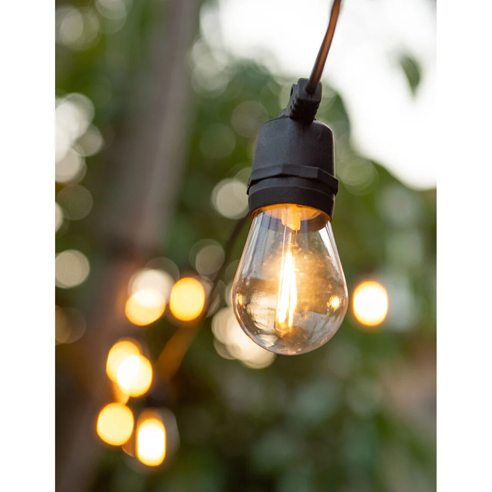 LumiFX 20 Bulb LED WIFI Smart Festoon Lights 20m Warm White - Image 6
