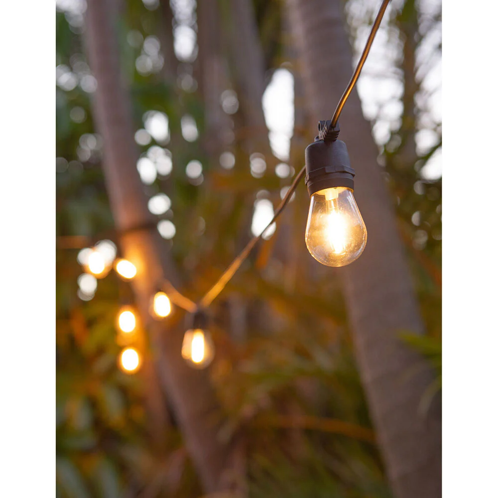 LumiFX 20 Bulb LED WIFI Smart Festoon Lights 20m Warm White - Image 7