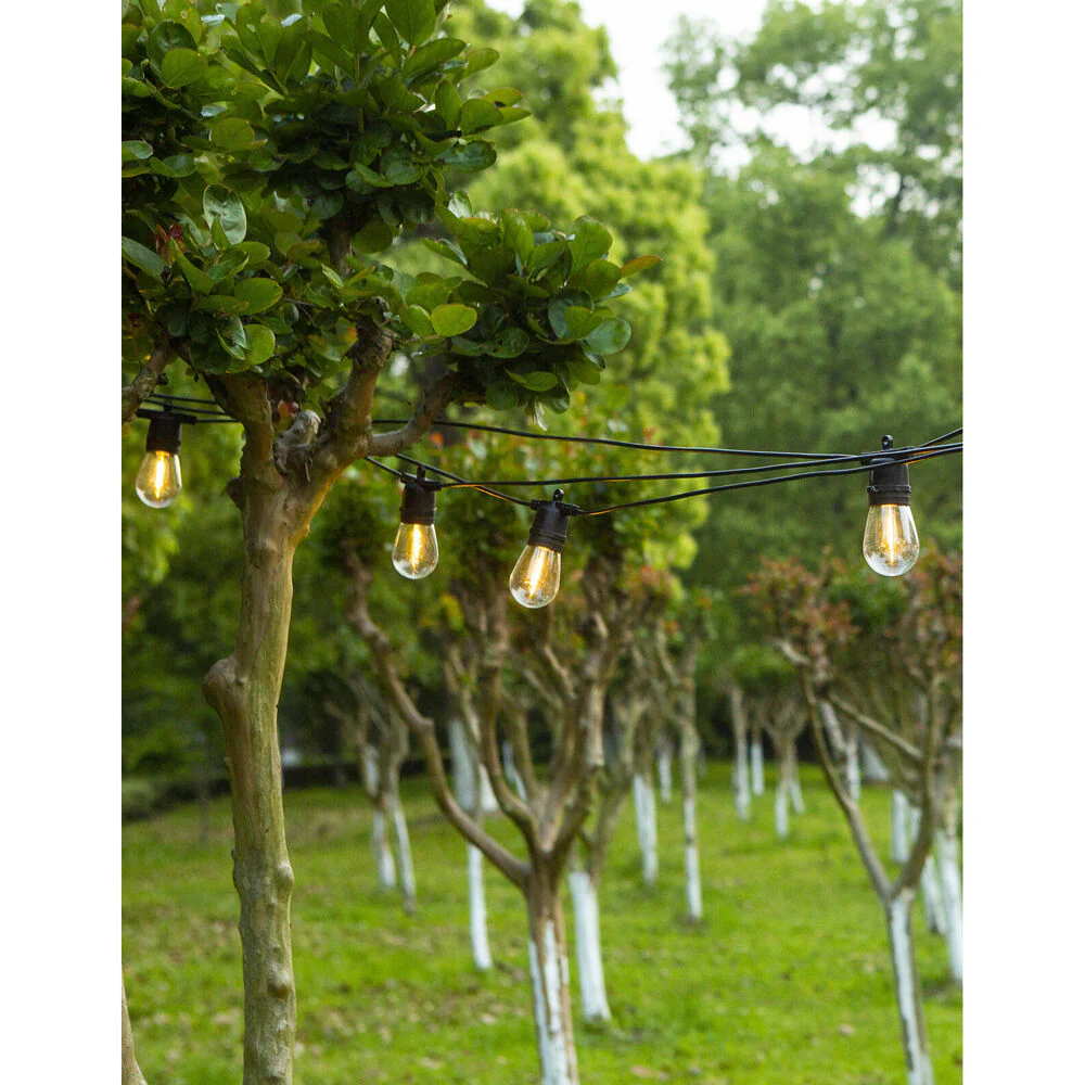 LumiFX 50 Bulb LED WIFI Smart Festoon Lights 20m Warm White - Image 7