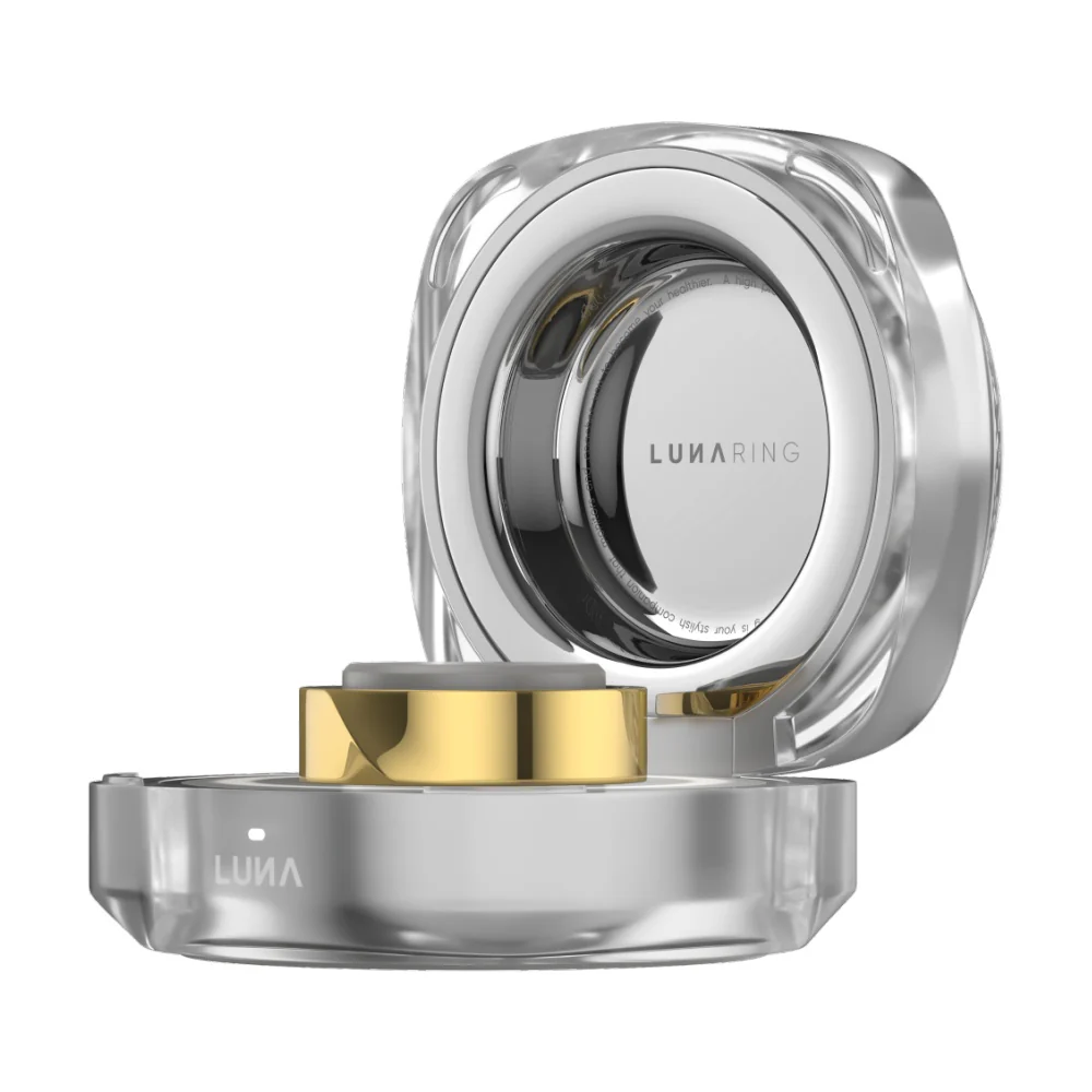 Luna Smart Ring Gen 2 Health Sleep Tracker Titanium Size 08 Sunlit Gold - Image 3