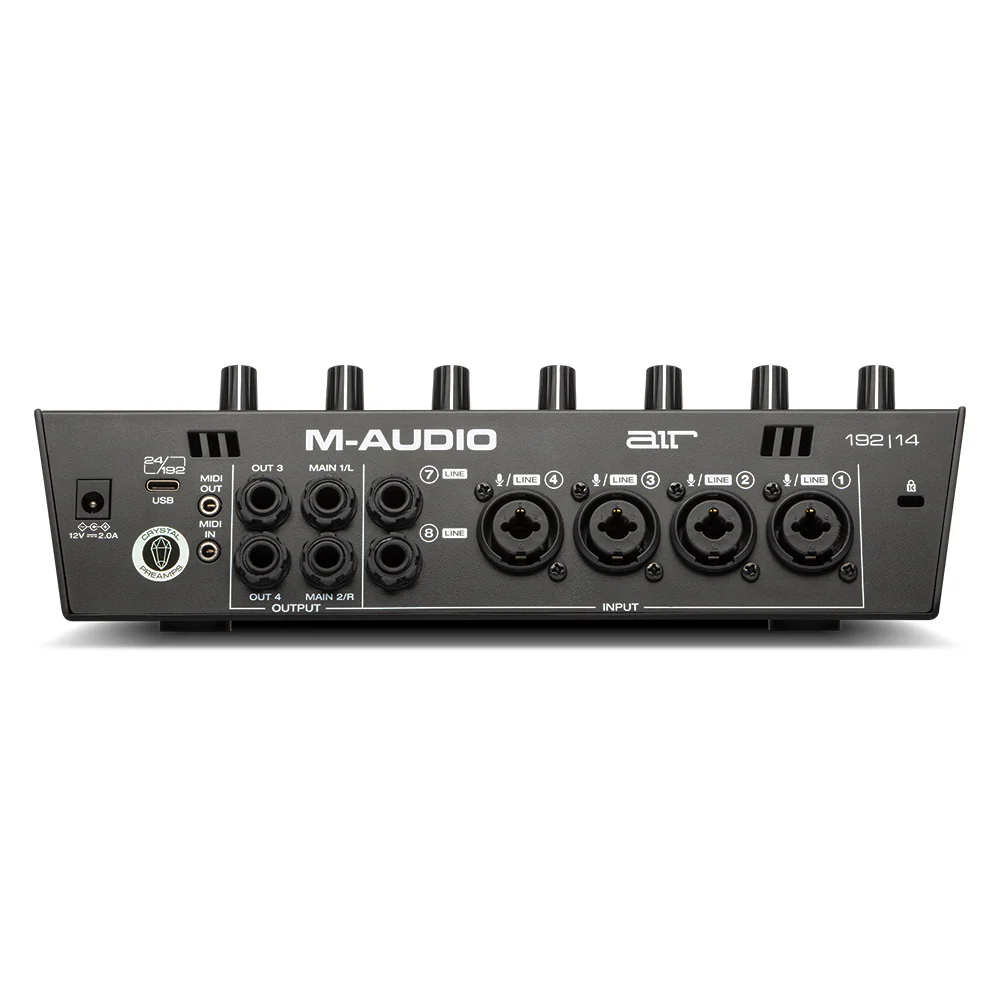 M-Audio Air 192/14 USB 8x4 Audio Interface with MIDI & Monitoring (Black) - Image 3
