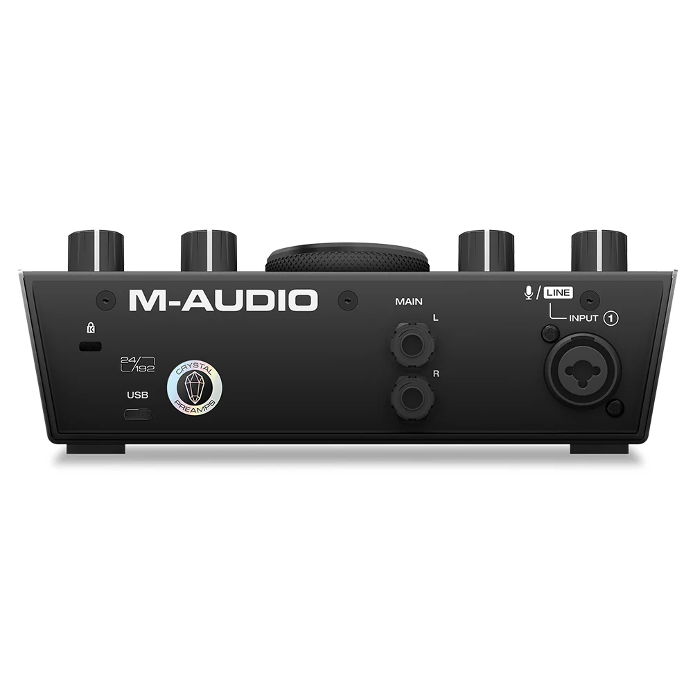 M-Audio Air 192/4 USB 2x2 Audio Interface Monitoring with Midi (Black) - Image 3