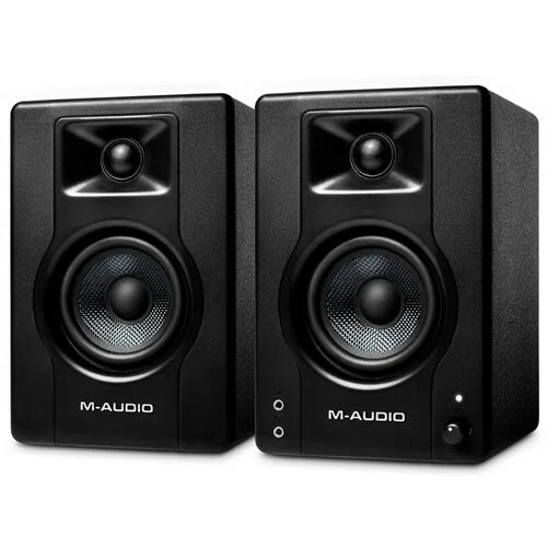 M-Audio BX3 D3 Powered Studio Desktop Speakers Pair (Black) - Image 3