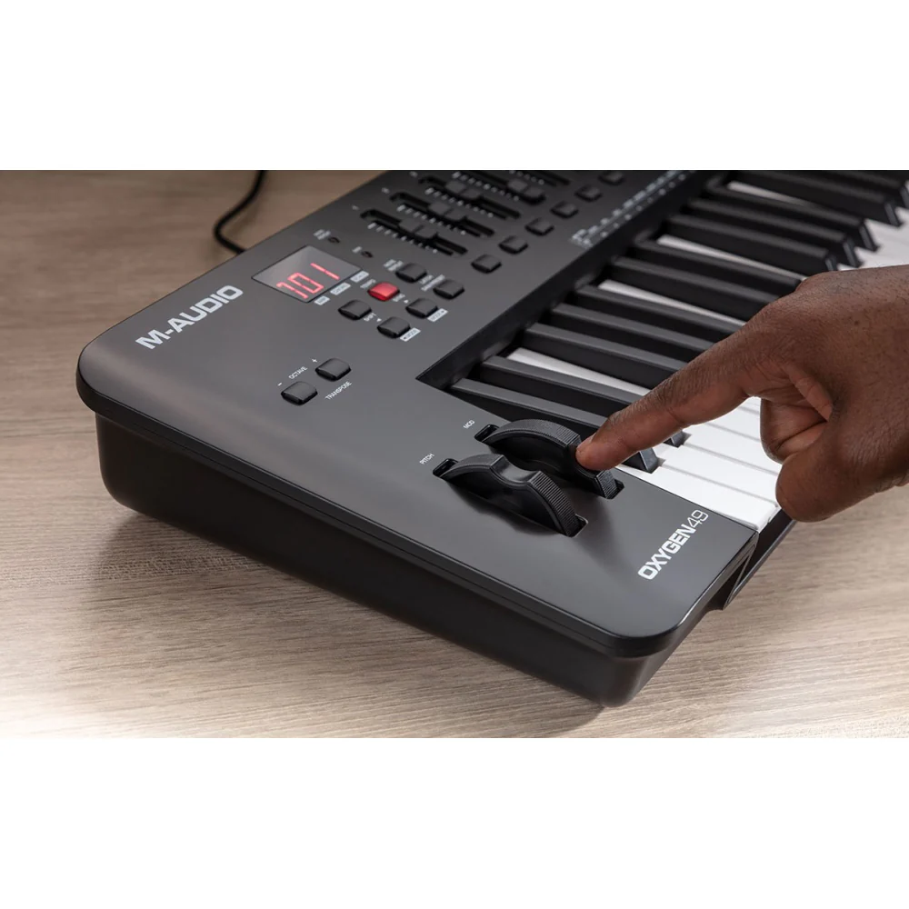 M-Audio Oxygen MKV USB-MIDI Connected Keyboard Controller Pads/Pots/Fader 49 Key - Image 6