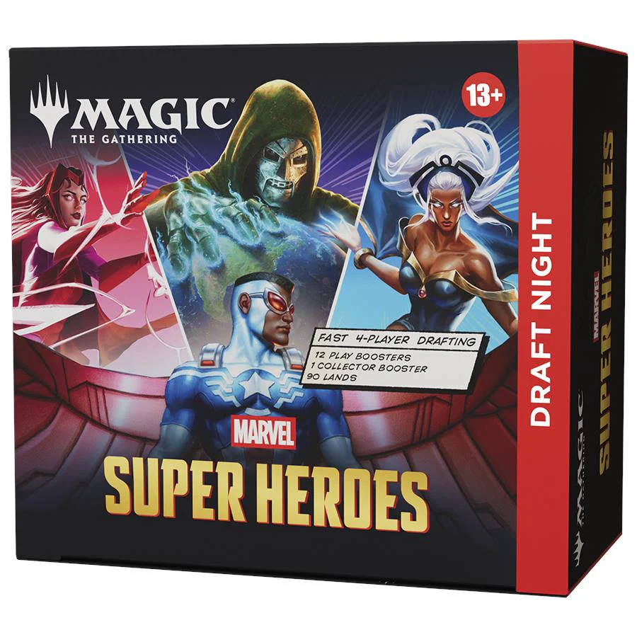 Magic The Gathering Trading Card Game - Marvel Super Heroes Draft Night - Image 2