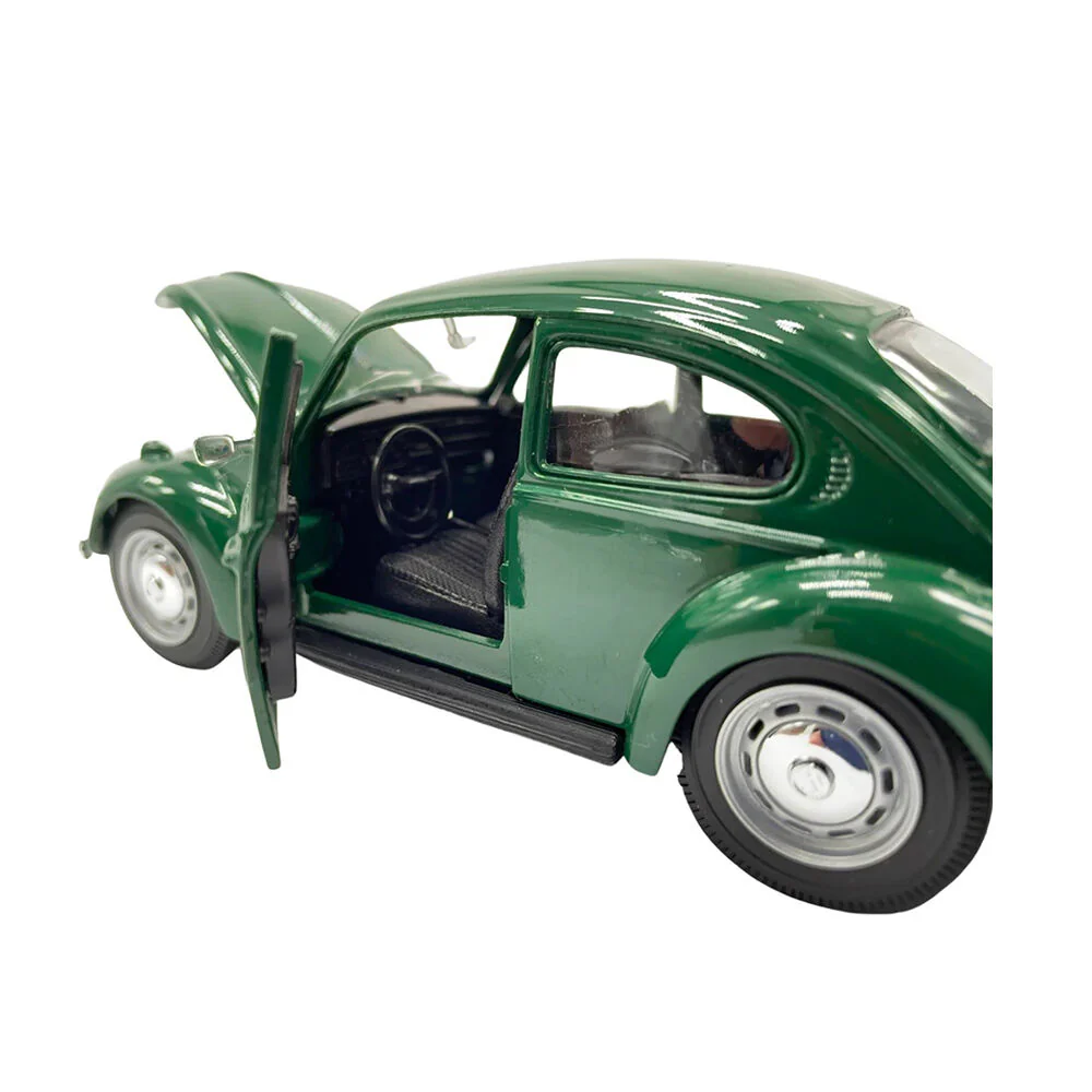 Maisto 1:24 Scale Volkswagen Beetle 1973 Green Diecast Car Model - Image 3