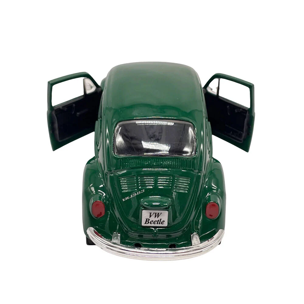 Maisto 1:24 Scale Volkswagen Beetle 1973 Green Diecast Car Model - Image 6
