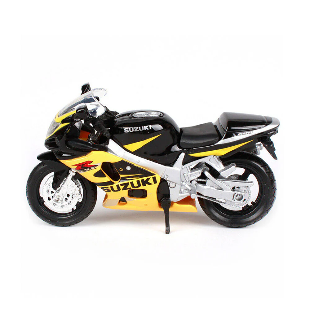Maisto Licensed 1:18 Scale Suzuki GSX-R 600 2 Wheelers Road Bike Yellow - Image 2