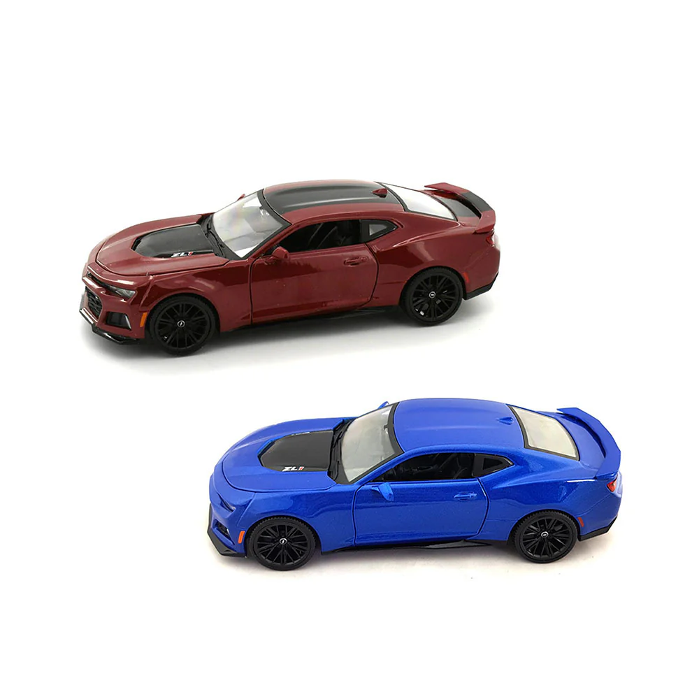 Maisto Licensed 1:24 Scale Chevrolet Camaro ZL-1 2017 Diecast Model Car (Red) - Image 4