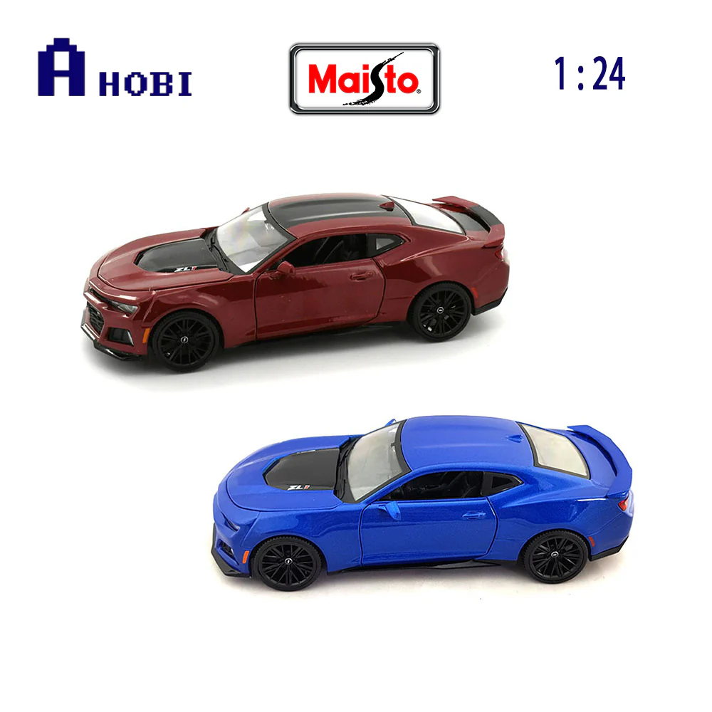 Maisto Licensed 1:24 Scale Chevrolet Camaro ZL-1 2017 Diecast Model Car (Red) - Image 6