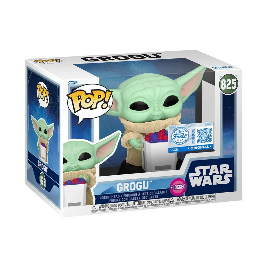 Mandalorian & Grogu (2026) - Grogu (with Food) Flocked Pop! Vinyl - Image 2