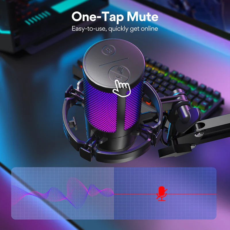 MAONO DGM20S Gamerwave Condenser USB Gaming RGB Microphone - Image 5