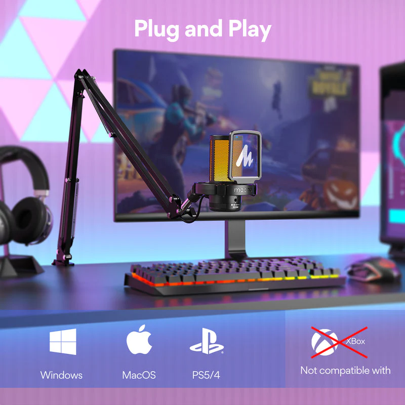 MAONO DGM20S Gamerwave Condenser USB Gaming RGB Microphone - Image 6