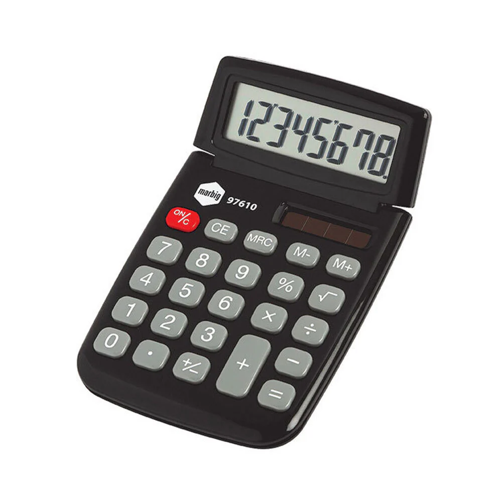 Marbig Dual Powered 8 Digit Pocket Calculator - Image 2
