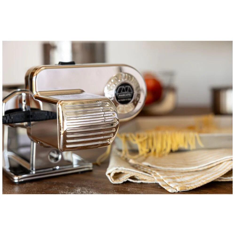 Marcato Atlas Plus Motor Pasta Machine Stainless Steel with 4 Shape Options Silver - Image 3