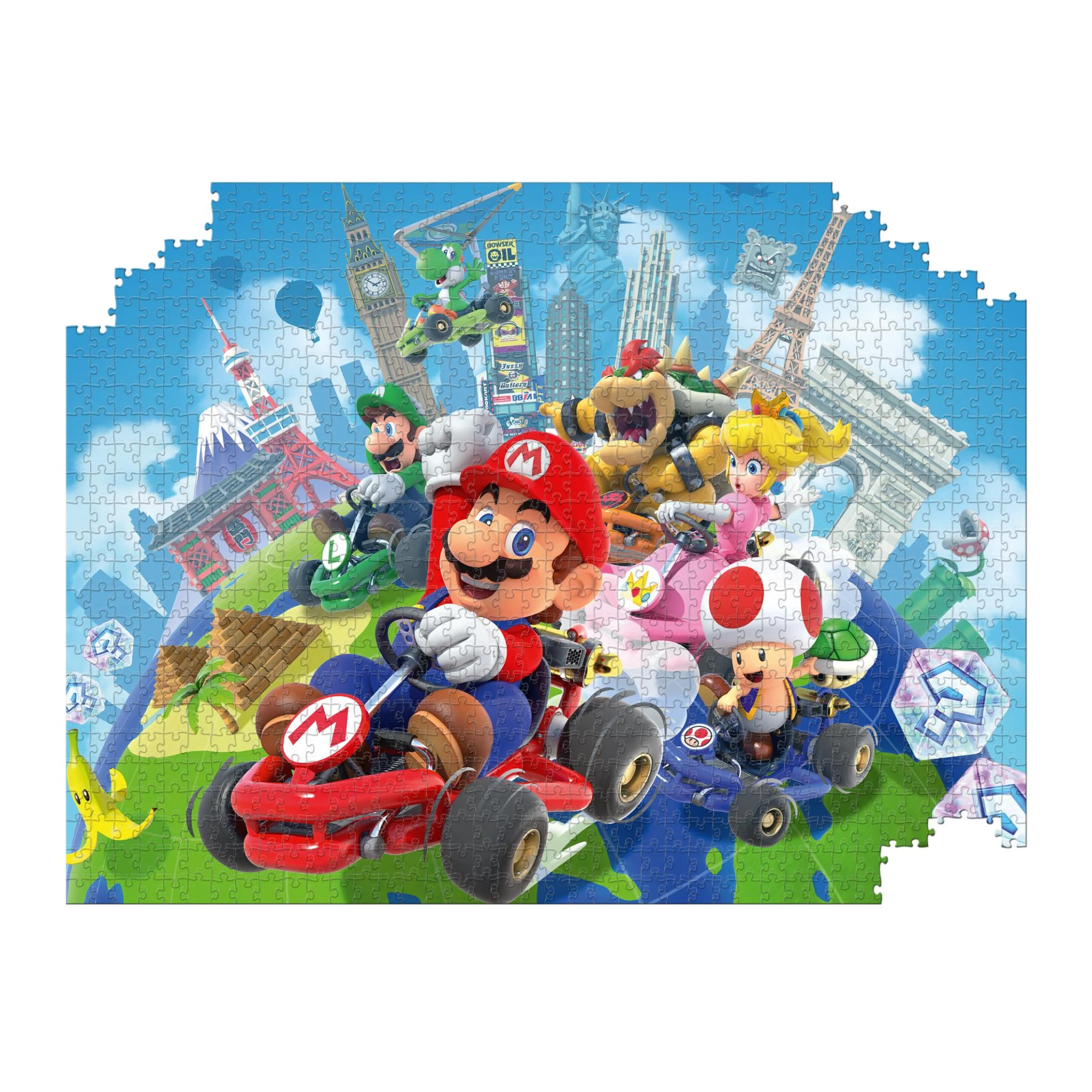 Mario Kart - Around The World 1000 Piece Puzzle - Image 4