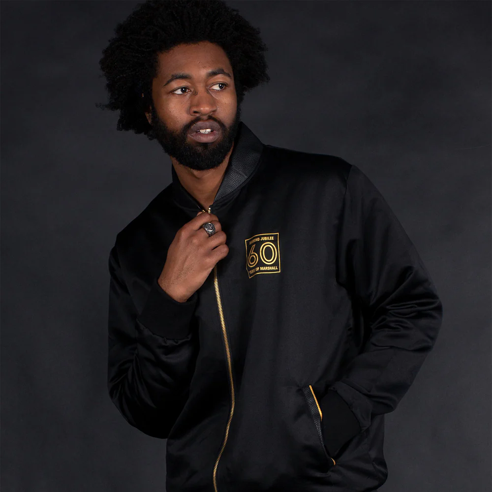 Marshall 60th Anniversary Satin Bomber Jacket (X Large) - Image 5