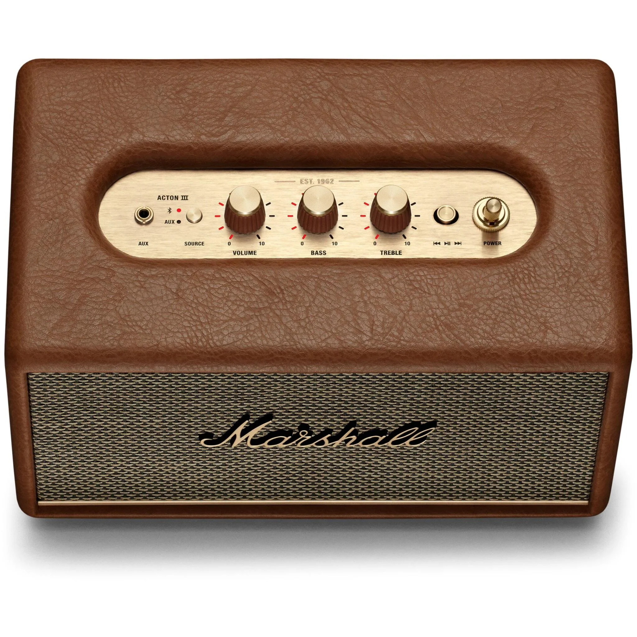 Marshall Acton III Wireless Bluetooth Home Speaker (Brown) - Image 5