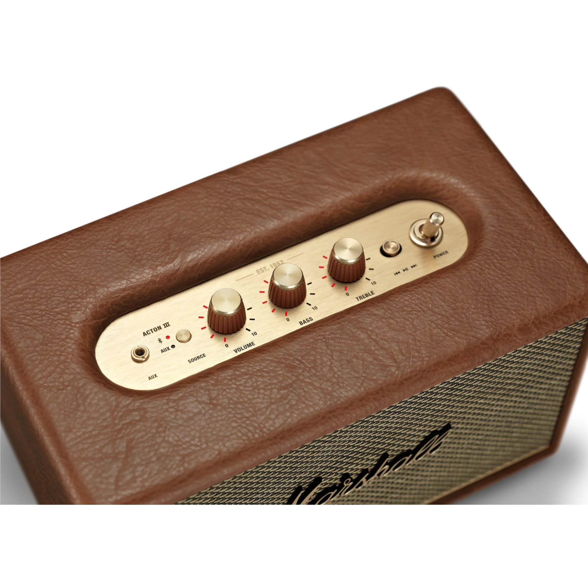 Marshall Acton III Wireless Bluetooth Home Speaker (Brown) - Image 9