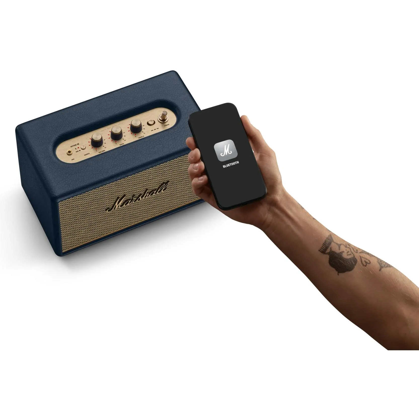 Marshall Acton III Wireless Bluetooth Home Speaker (Midnight Blue) - Image 8