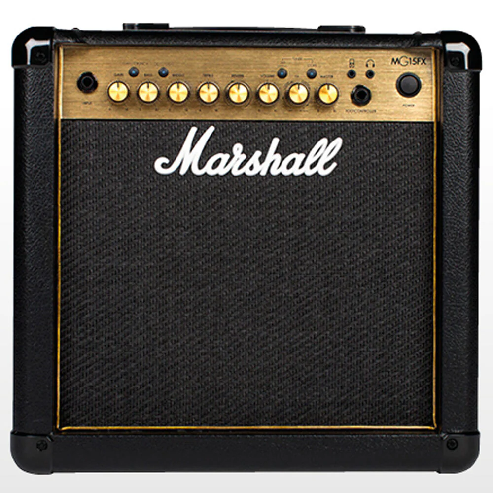 Marshall MG15GFX 4-Channel 38.5cm Amplifier 15W Amp Speaker 8ohm with Digital FX