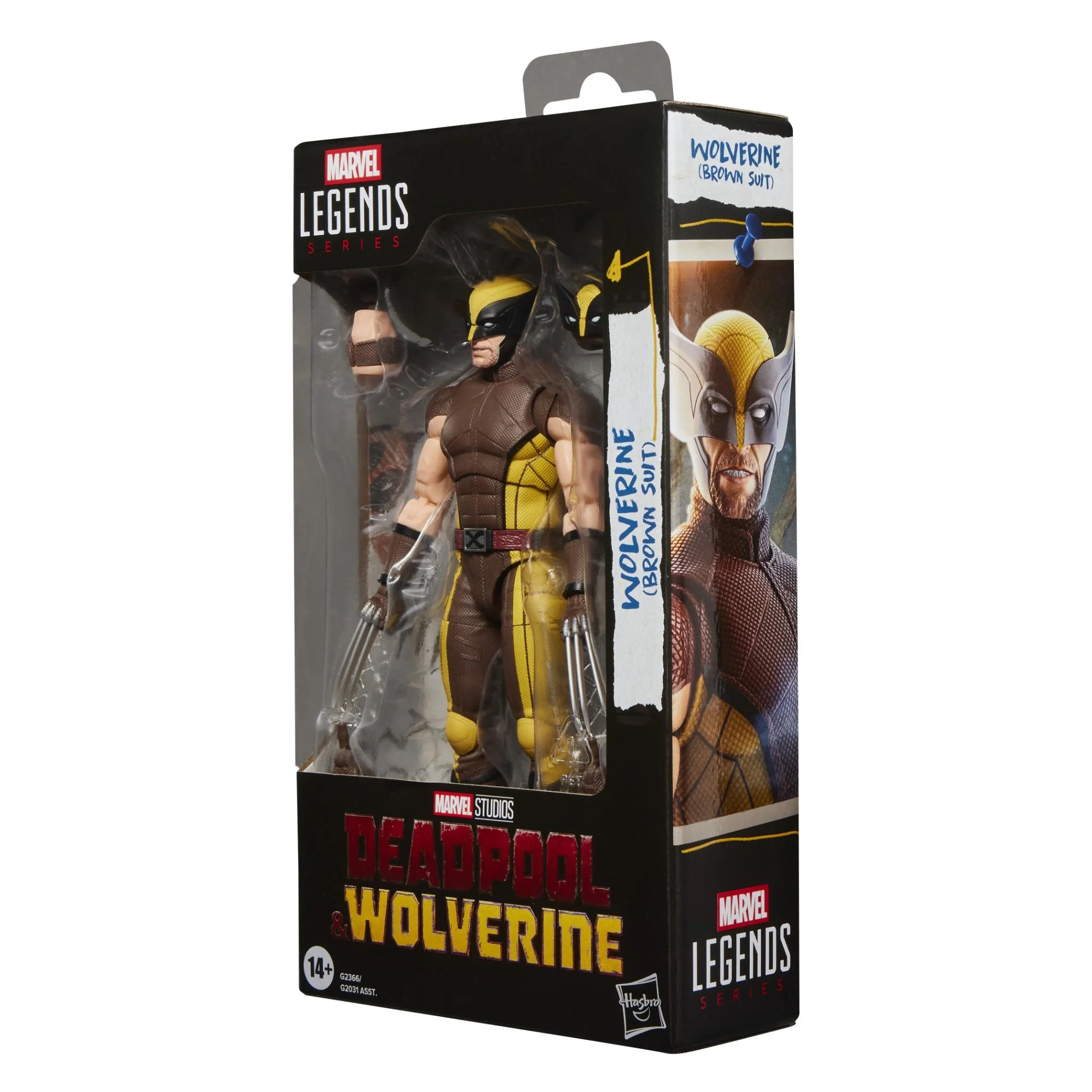 Marvel - Legends Series: Deadpool & Wolverine - Wolverine (Brown Suit) Figure - Image 3