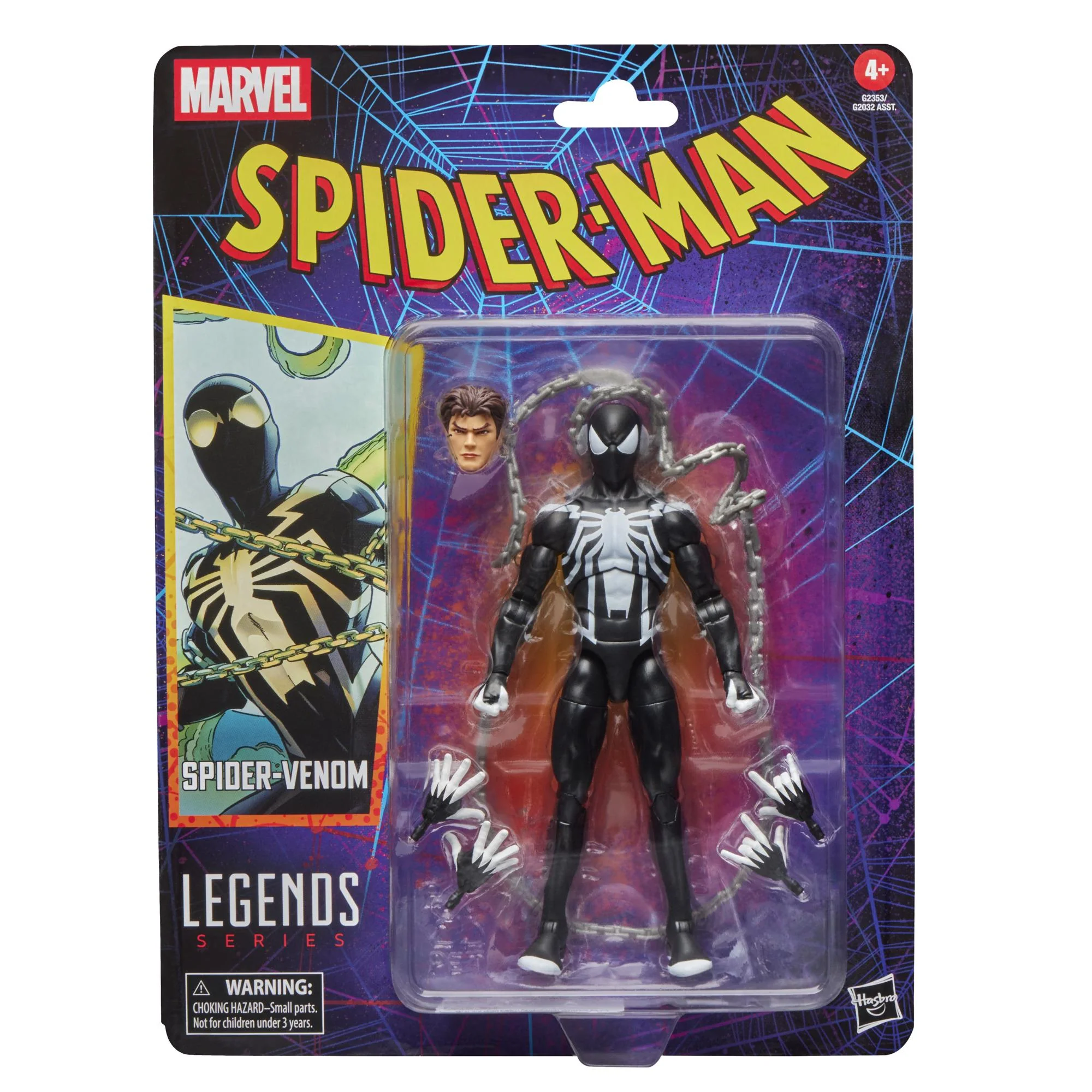 Marvel - Legends Series: Retro Spider-Man Venom Figure - Image 2
