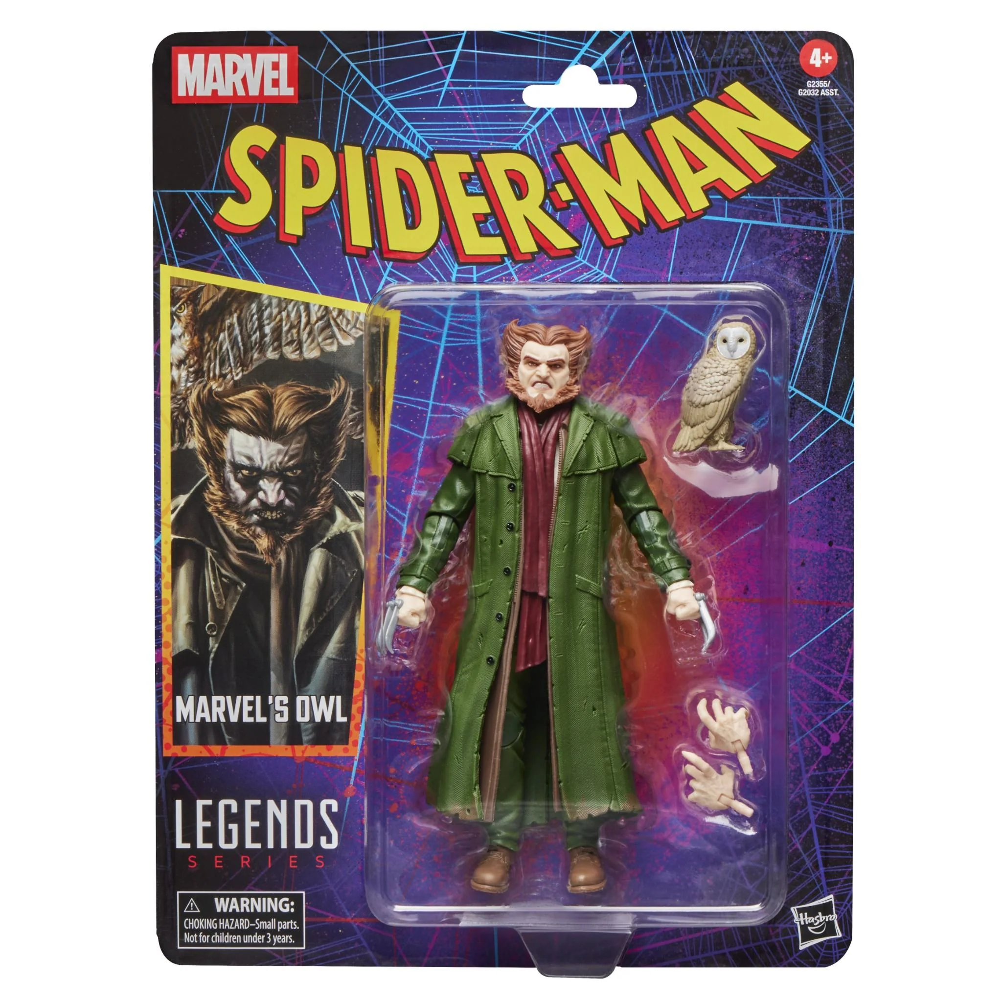 Marvel - Legends Series: Spider-Man Retro Owl Figure - Image 2