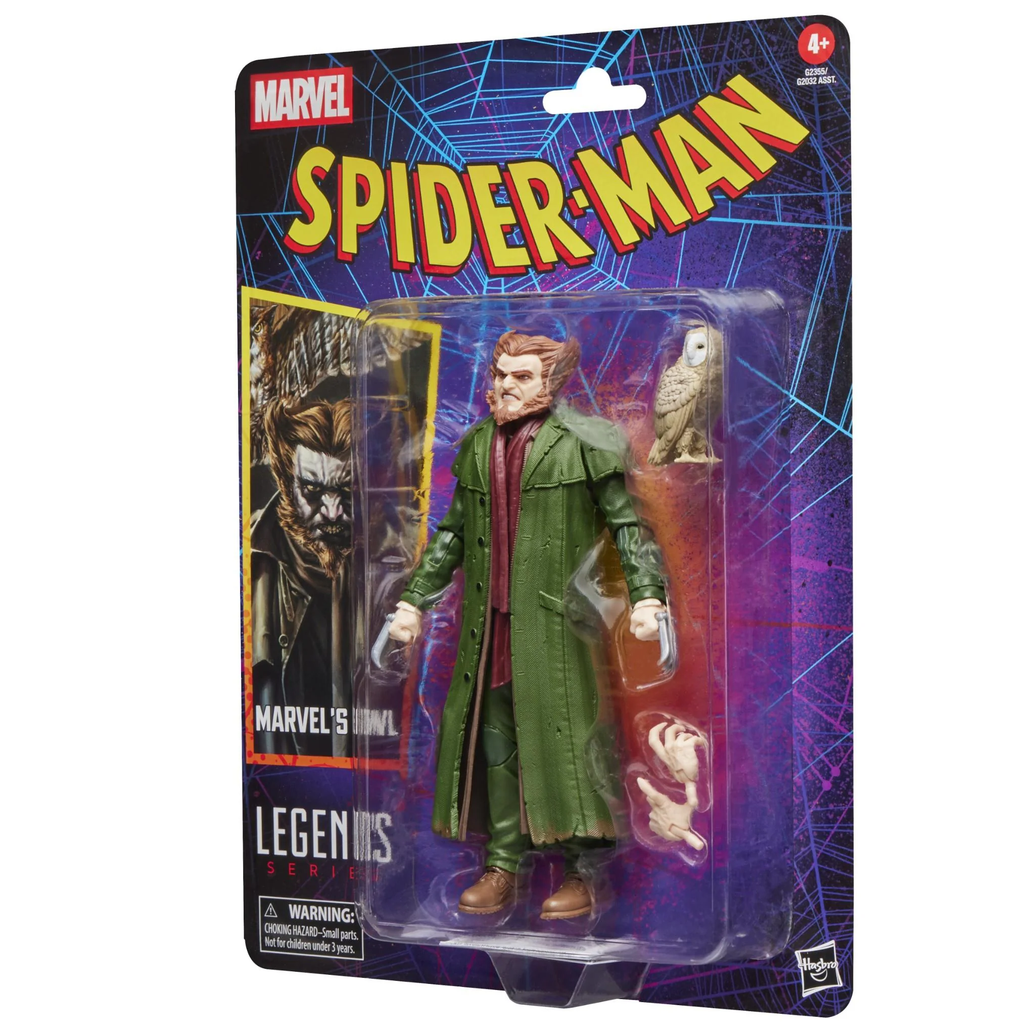 Marvel - Legends Series: Spider-Man Retro Owl Figure - Image 6